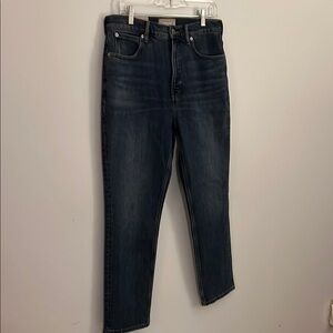 Everlane The Way-High Slim Jeans | Size 30 Short | High Rise | Dark Wash | NWT